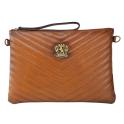 Pratesi Rufina B253/28 Borsa da Donna in vera pelle - Rufina B253/28 Marrone